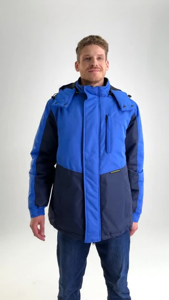 Куртка демисезонная СТИЛЬ НЬЮ темно-синяя василек